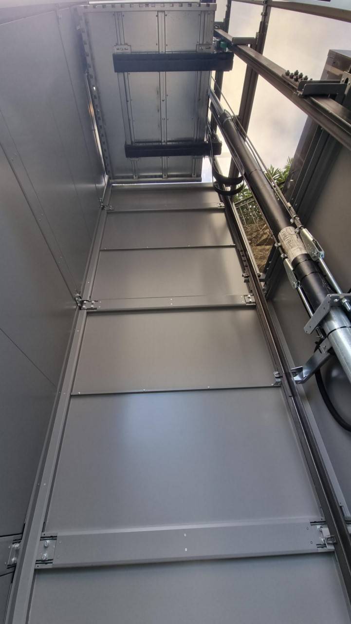 Photo de l'installation de l'interieur