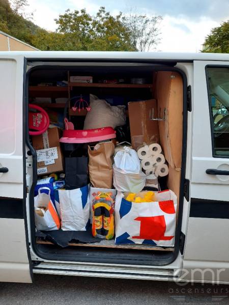 EMR Ascenseurs : aide aux sinistrés des Vallées