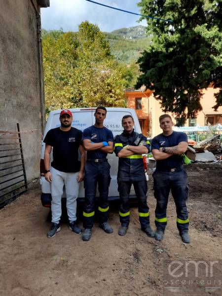 EMR Ascenseurs : aide aux sinistrés des Vallées