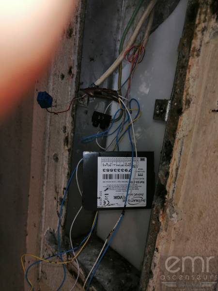 emr ascenseurs - câblage d'origine