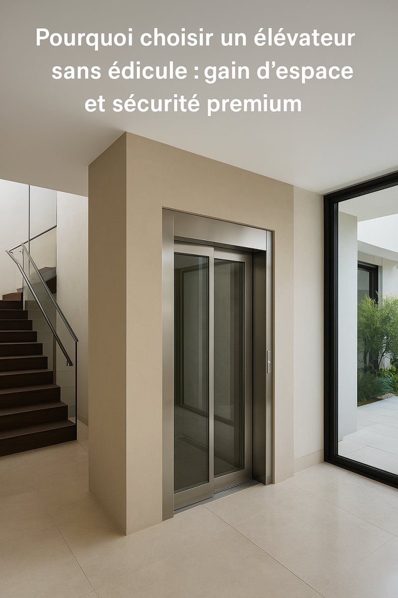 Elevateur sans edicules