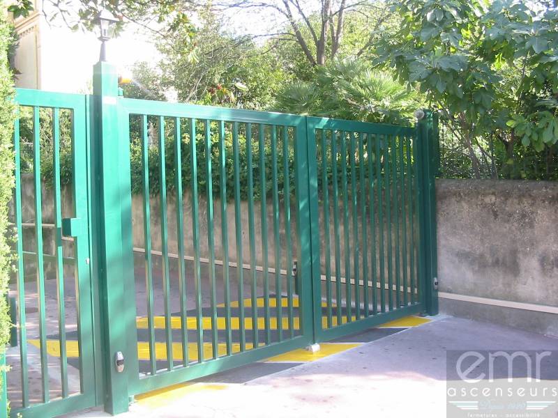emr ascenseurs portail 2 battants