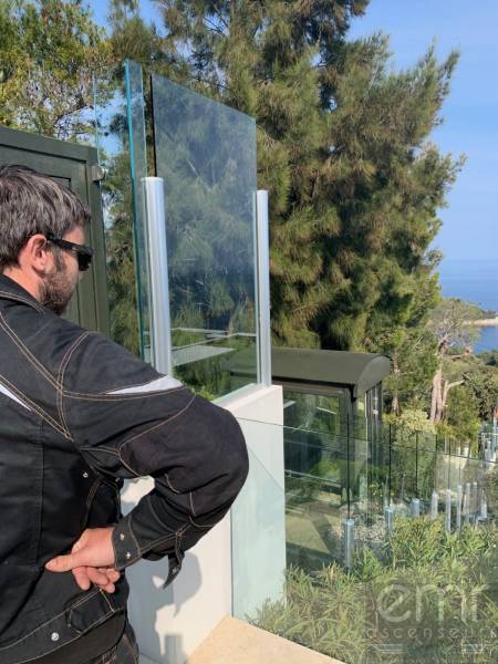 Maintenance d'un funiculaire dans une Villa à Saint Jean Cap Ferrat