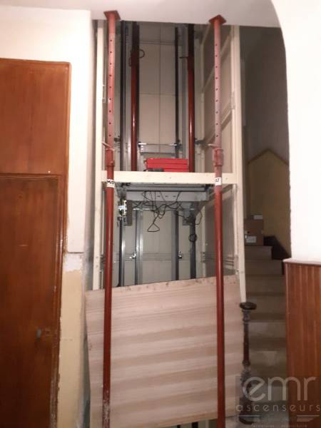 ascenseurs - pylône et gaine en création