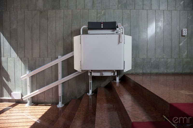 Mise en place d'une plateforme intérieure dans un Hôtel à St Tropez