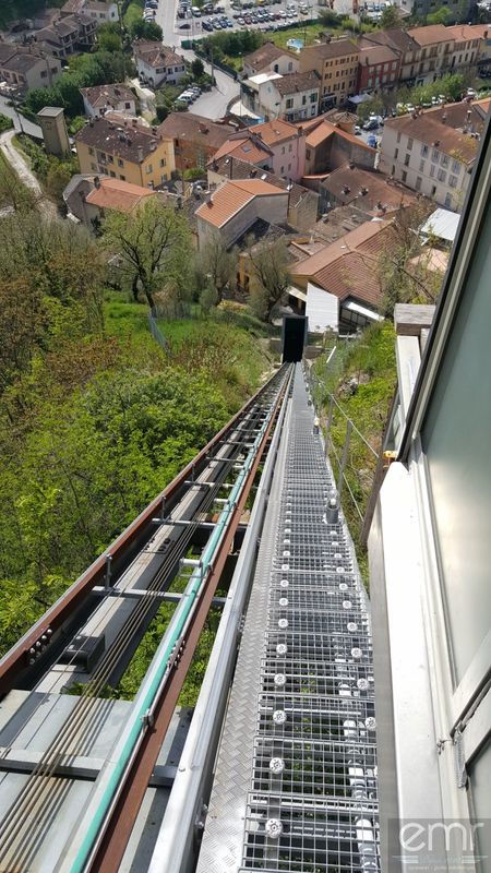 Maintenance du funiculaire de Contes
