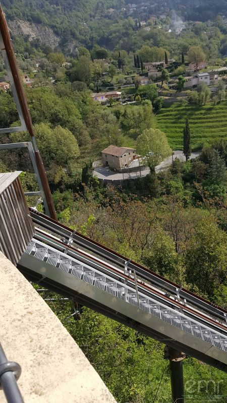 Maintenance du funiculaire de Contes