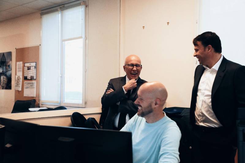 M.CIOTTI dans nos bureaux