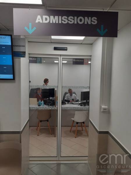 Emr Ascenseurs - porte piétonne