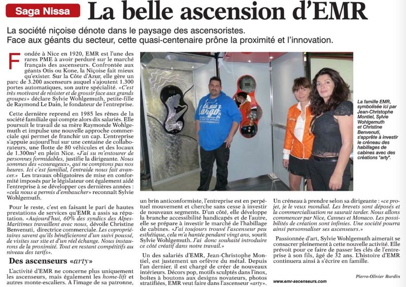 LA TRIBUNE - 02 Mai 2014