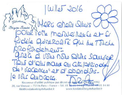 IDEEL et EMR Ascenseurs soutiennent la Fondation Brigitte Bardot