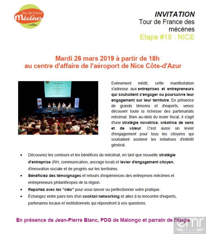 Tour de France des Mécènes - Le 26 Mars 2019 à Nice