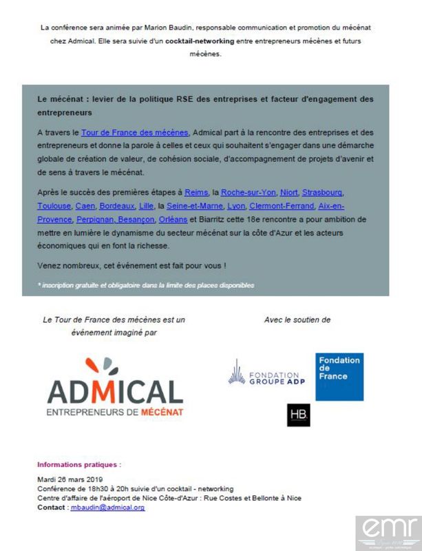 Tour de France des Mécènes - Le 26 Mars 2019 à Nice