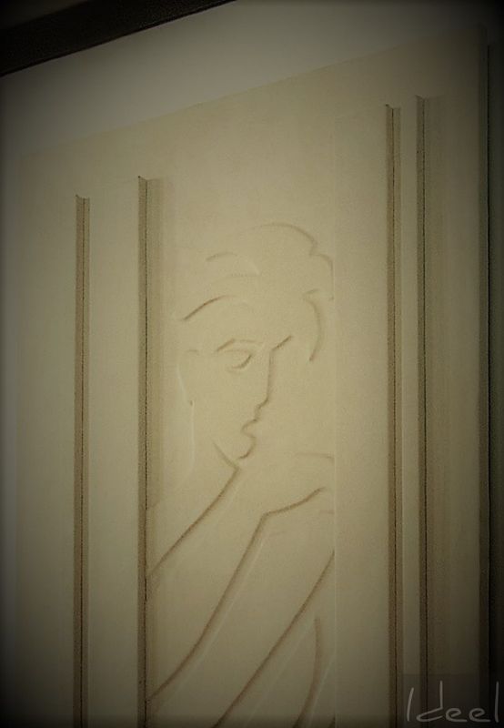 La Statue - Tableau Art Déco